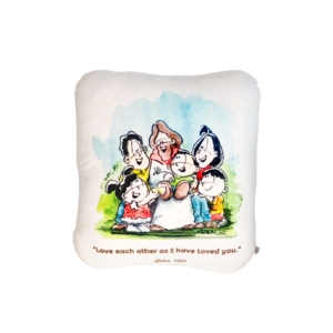 Bantal Ilustrasi Ron - Love each other