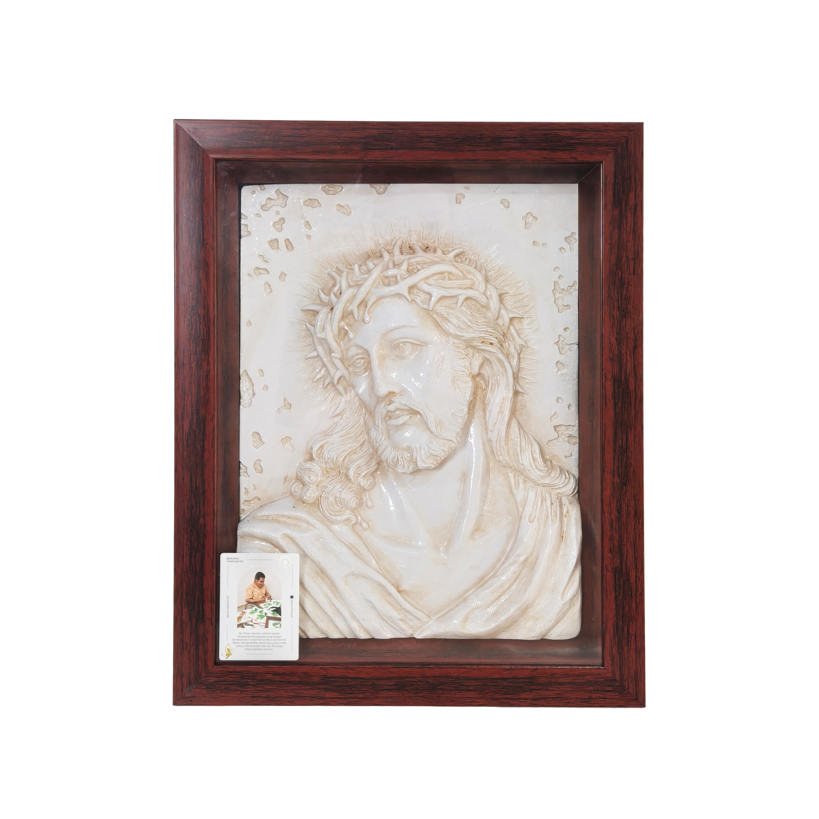 Pigura Yesus Mahkota Duri