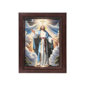 Pigura Yesus dengan Tangan Terbuka