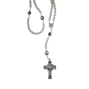 Rosario 65 Swarovski Pearl 8mm B10/Tensha - S45