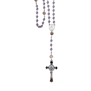 Rosario Swarovski Pearl 6mm RB S+45