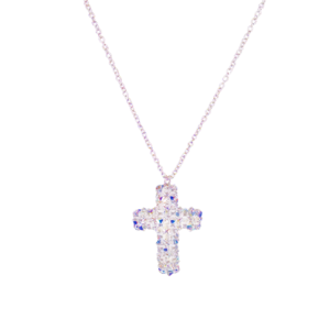 Kalung Salib Swarovski 91 kristal 3 mm