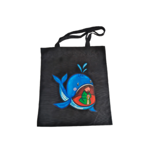 Tote Bag Ilustrasi Cynthia - Jonah and The Whale